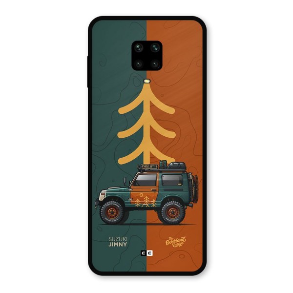 Amazing Defence Car Metal Back Case for Redmi Note 9 Pro Max