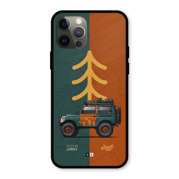 Amazing Defence Car Metal Back Case for iPhone 12 Pro