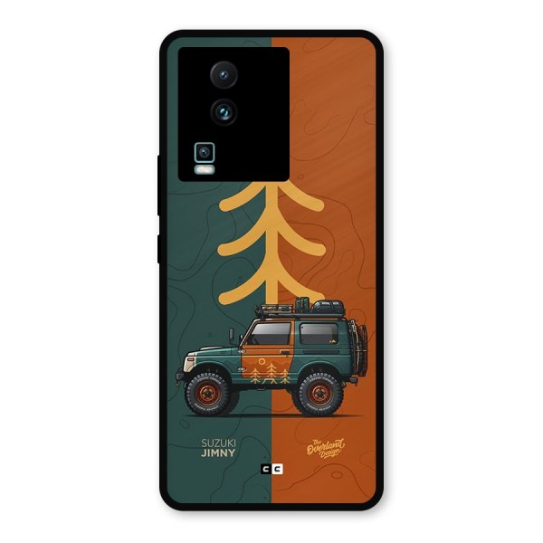 Amazing Defence Car Metal Back Case for iQOO Neo 7 Pro
