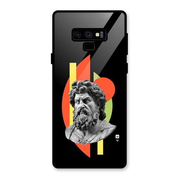 Amazing Geometry Glass Back Case for Galaxy Note 9