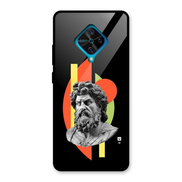Amazing Geometry Glass Back Case for Vivo S1 Pro