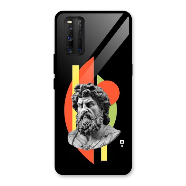 Amazing Geometry Glass Back Case for Vivo iQOO 3