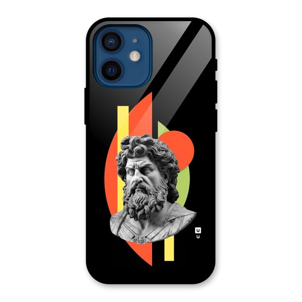 Amazing Geometry Glass Back Case for iPhone 12 Mini