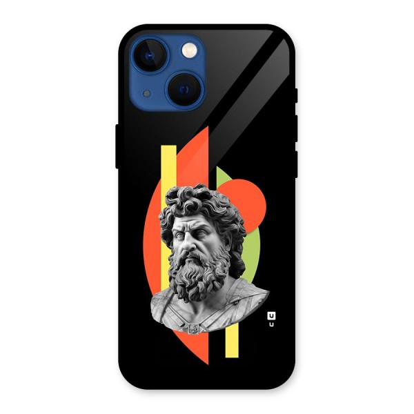 Amazing Geometry Glass Back Case for iPhone 13 Mini