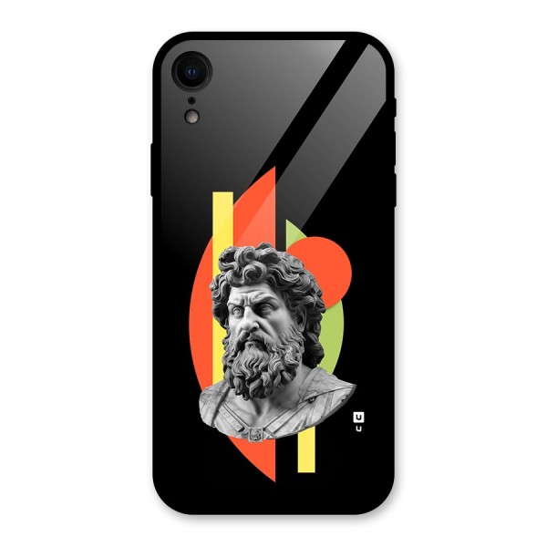 Amazing Geometry Glass Back Case for iPhone XR