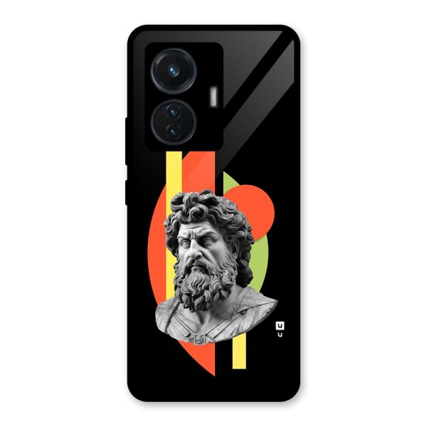 Amazing Geometry Glass Back Case for iQOO Z6 44W