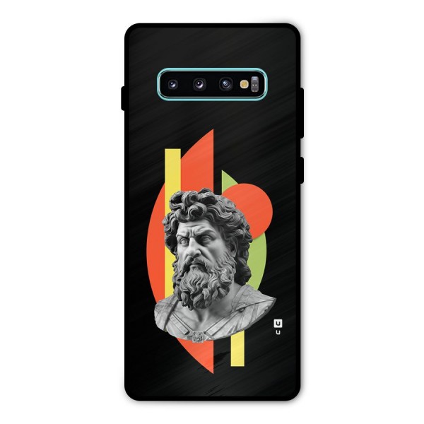 Amazing Geometry Metal Back Case for Galaxy S10 Plus