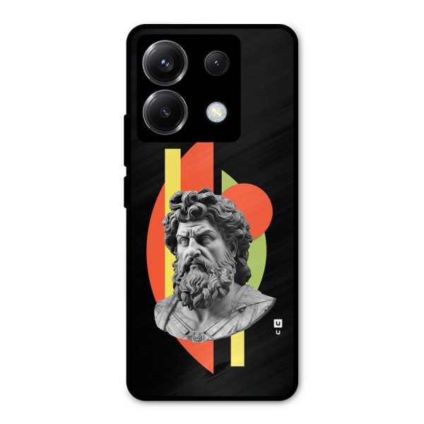 Amazing Geometry Metal Back Case for Poco X6