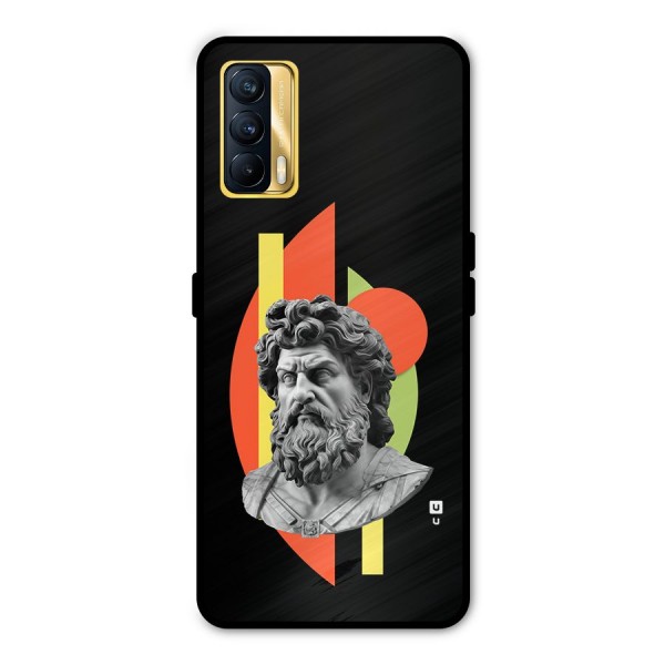 Amazing Geometry Metal Back Case for Realme X7