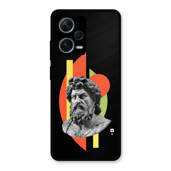 Amazing Geometry Metal Back Case for Redmi Note 12 Pro Plus 5G