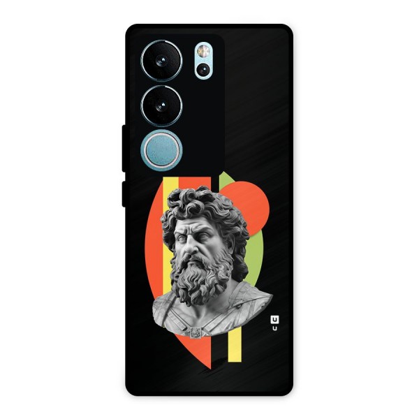 Amazing Geometry Metal Back Case for Vivo V29