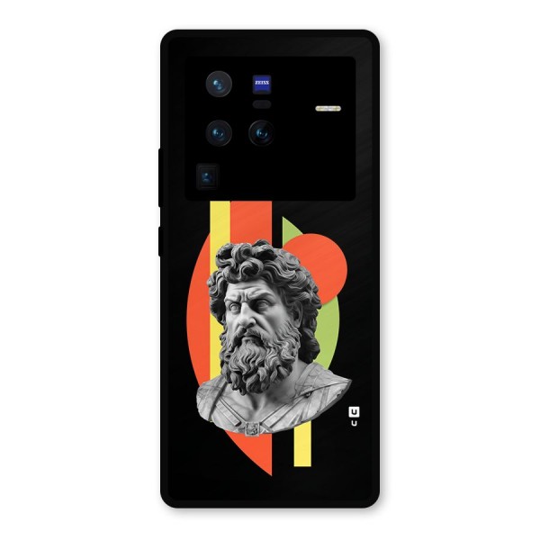 Amazing Geometry Metal Back Case for Vivo X80 Pro
