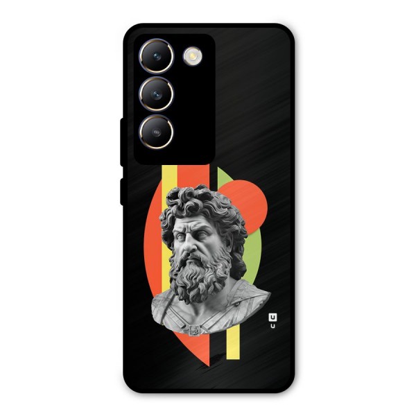 Amazing Geometry Metal Back Case for Vivo Y200e