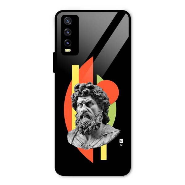 Amazing Geometry Metal Back Case for Vivo Y20t