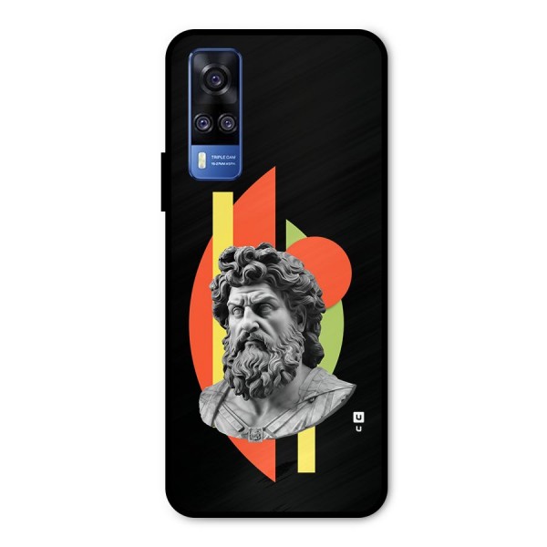 Amazing Geometry Metal Back Case for Vivo Y51A