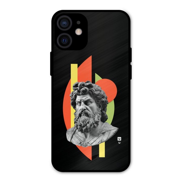 Amazing Geometry Metal Back Case for iPhone 12 Mini