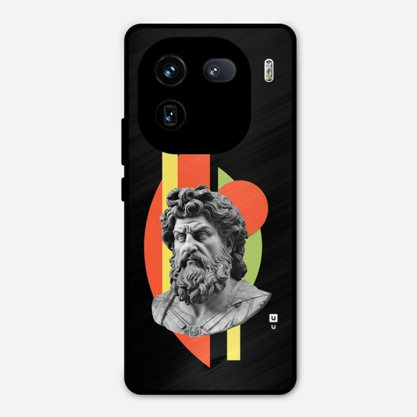Amazing Geometry Metal Back Case for iQOO 12