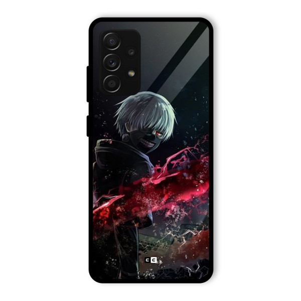 Amazing Ken Kaneki Glass Back Case for Galaxy A53 5G