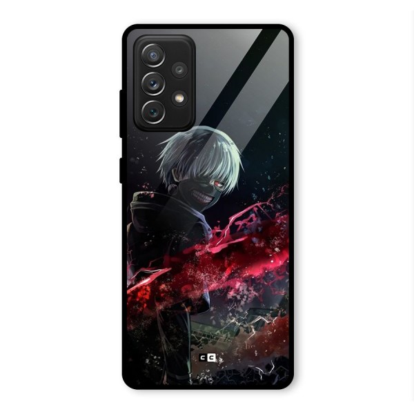 Amazing Ken Kaneki Glass Back Case for Galaxy A72