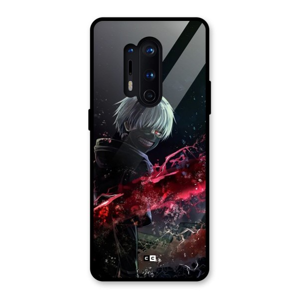 Amazing Ken Kaneki Glass Back Case for OnePlus 8 Pro