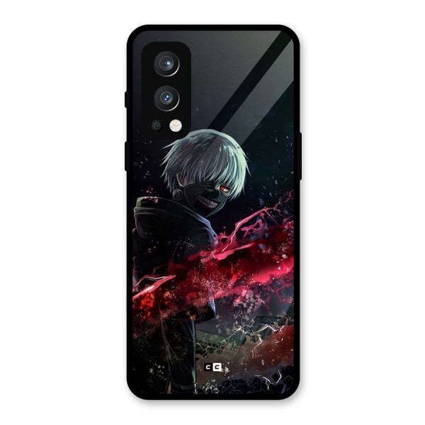 Amazing Ken Kaneki Glass Back Case for OnePlus Nord 2 5G