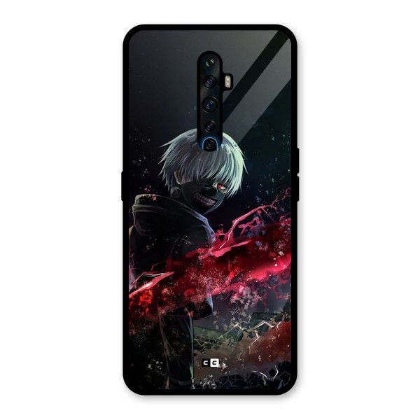 Amazing Ken Kaneki Glass Back Case for Oppo Reno2 F