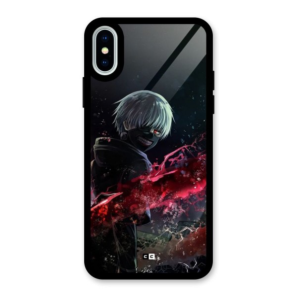 Amazing Ken Kaneki Glass Back Case for iPhone X