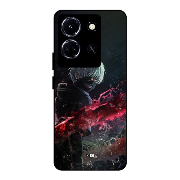 Amazing Ken Kaneki Metal Back Case for Infinix Note 30 5G