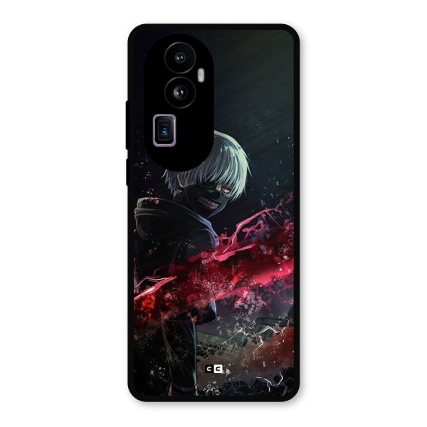 Amazing Ken Kaneki Metal Back Case for Oppo Reno10 Pro Plus
