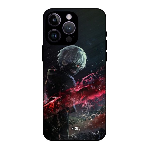 Amazing Ken Kaneki Metal Back Case for iPhone 14 Pro Max