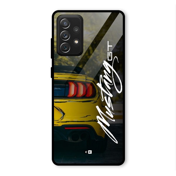 Amazing Mad Car Glass Back Case for Galaxy A72