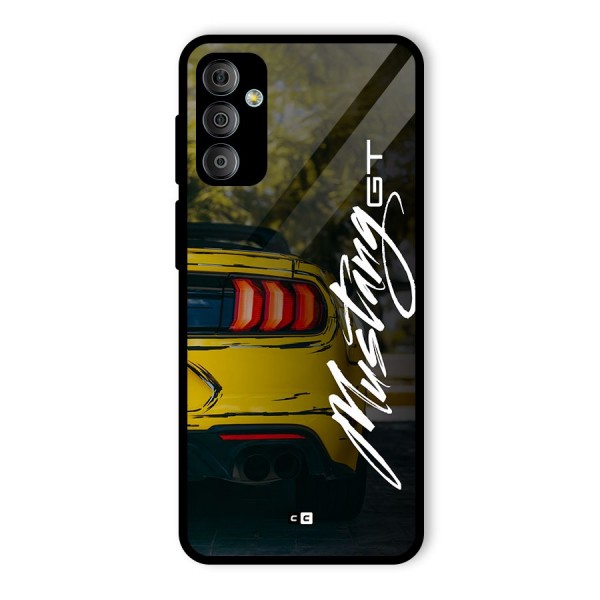 Amazing Mad Car Glass Back Case for Galaxy F23