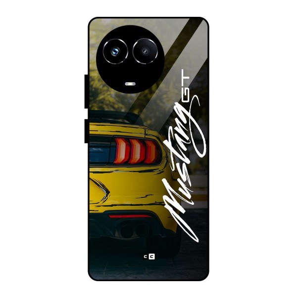 Amazing Mad Car Glass Back Case for Realme 11X