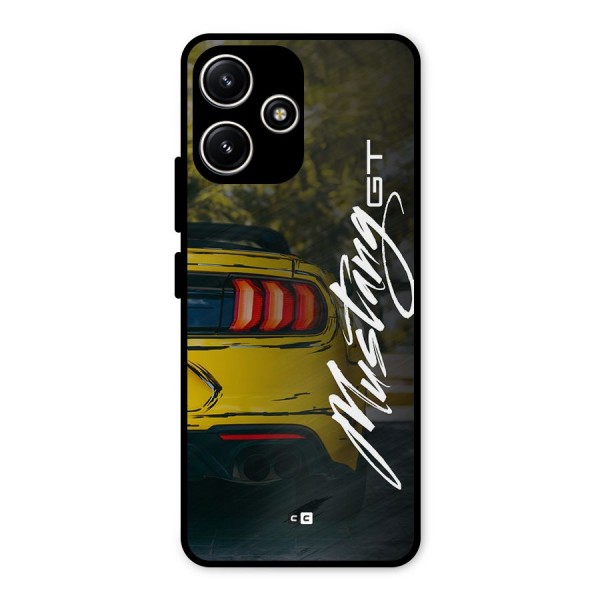 Amazing Mad Car Metal Back Case for Poco M6 Pro