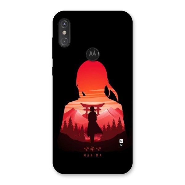 Amazing Makima Back Case for Motorola One Power