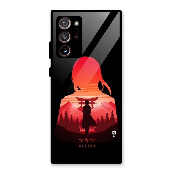 Amazing Makima Glass Back Case for Galaxy Note 20 Ultra 5G