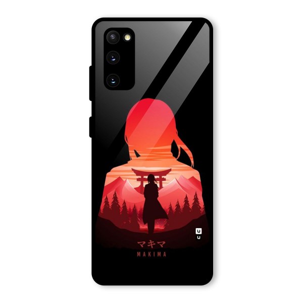 Amazing Makima Glass Back Case for Galaxy S20 FE 5G