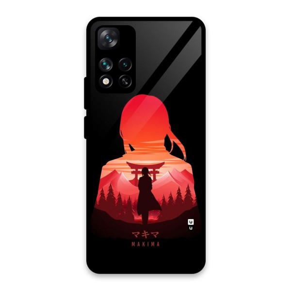 Amazing Makima Glass Back Case for Xiaomi 11i 5G
