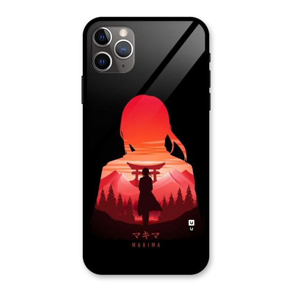 Amazing Makima Glass Back Case for iPhone 11 Pro Max