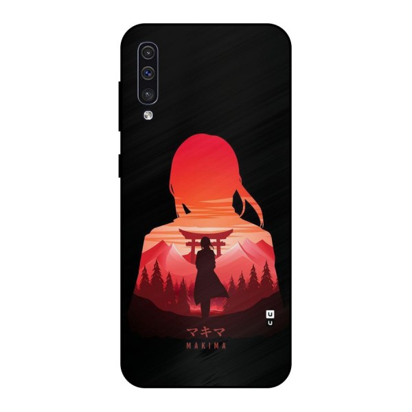 Amazing Makima Metal Back Case for Galaxy A30s