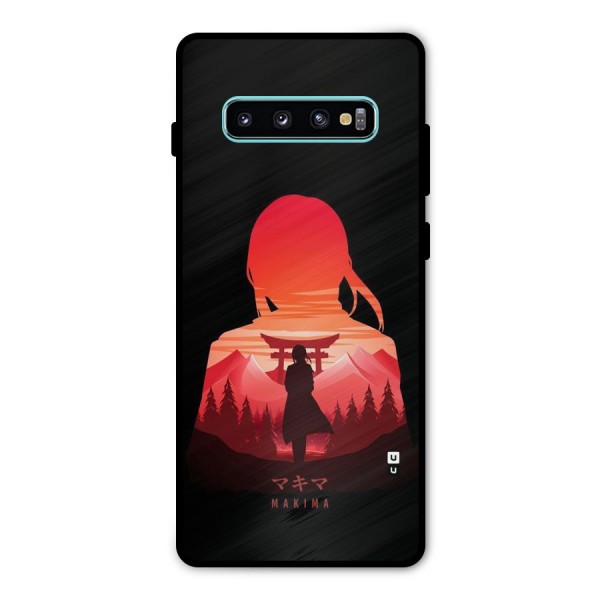 Amazing Makima Metal Back Case for Galaxy S10 Plus
