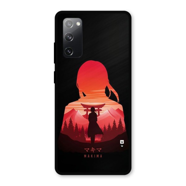 Amazing Makima Metal Back Case for Galaxy S20 FE 5G