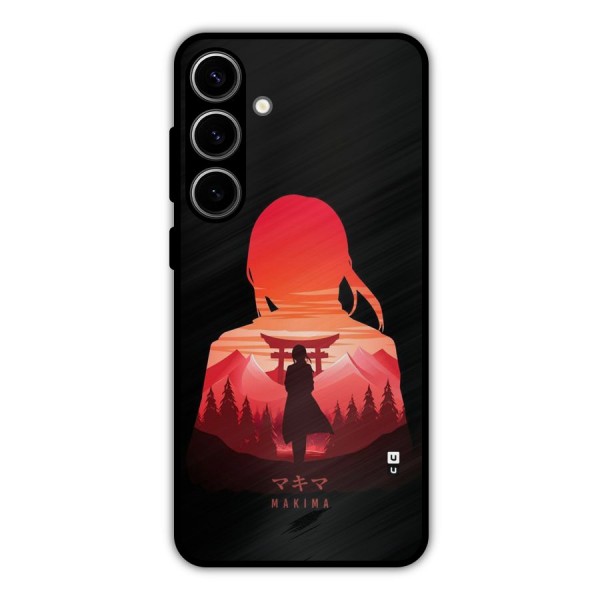 Amazing Makima Metal Back Case for Galaxy S24 Plus