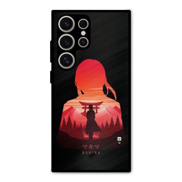 Amazing Makima Metal Back Case for Galaxy S24 Ultra