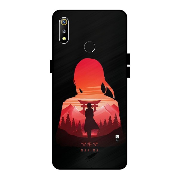 Amazing Makima Metal Back Case for Realme 3