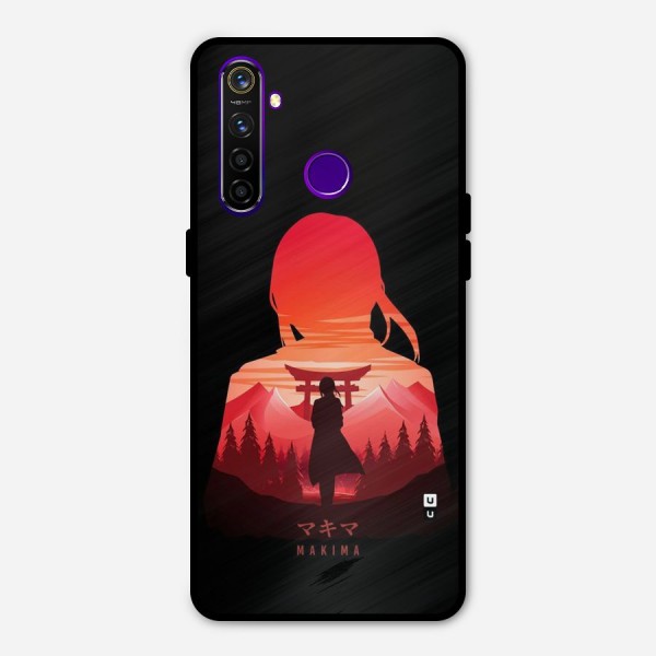 Amazing Makima Metal Back Case for Realme 5 Pro