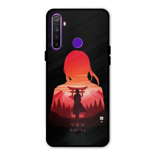 Amazing Makima Metal Back Case for Realme 5i