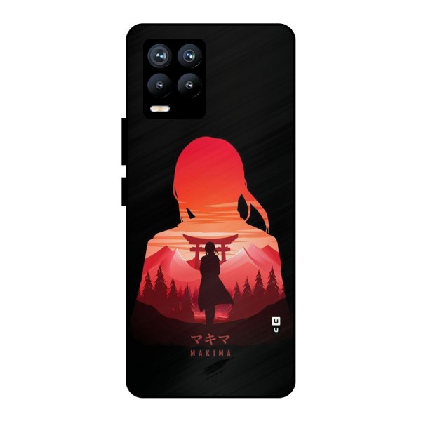 Amazing Makima Metal Back Case for Realme 8 Pro