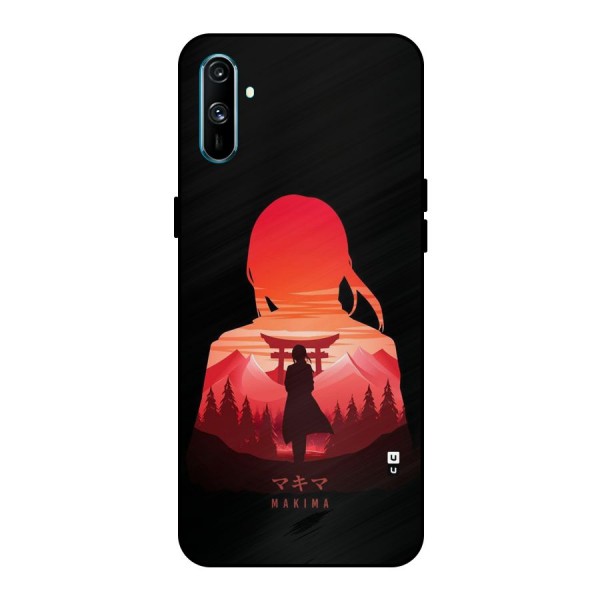 Amazing Makima Metal Back Case for Realme C3