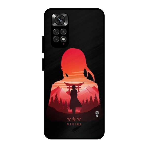 Amazing Makima Metal Back Case for Redmi Note 11 Pro